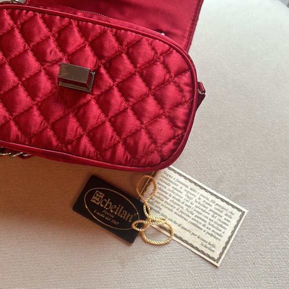 NWT satin mini crossbody in rich ruby red! - Picture 11 of 11